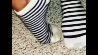 Cute Teen Feet in Sexy Socks