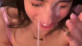 Cute amateur girls get Facialized in crazy POV Compilation