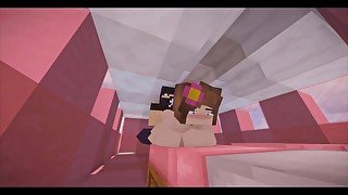 I fuck a hostess in the plane on minecraft [loud moans]