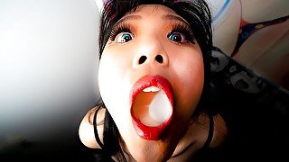 Asian pornstar pussy eating get fucked and cum facial 4K 60fps