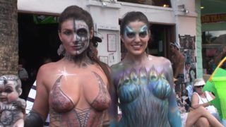 Daytime Festival Body Painted Hotties