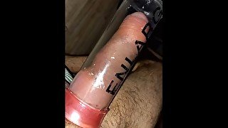 First 30min session pumping penis