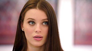 Young escort Lana Rhoades has her first double penetration