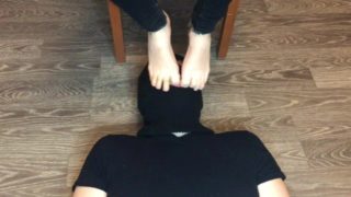 teen girl in ped nylon socks domination and mistress boy foot gagging