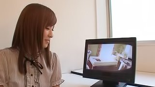 Japanese damsel with hot ass moaning while being screwed using sex toy in amazing porn compilations