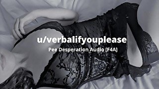 Pee Desperation and Cum [British Erotic Audio] [F4A]