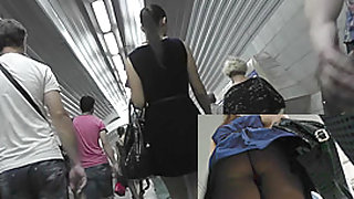 Dirty upskirt porn with amateur girls from the streets