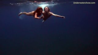 Submerged Hot Babes Underwater