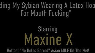 Kinky Big Boobed Asian Cougar Maxine X Rides Robot Dick And Sucks Cock!
