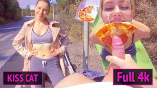 Public Agent Pickup 18 Babe for Pizza / Outdoor Sex and Sloppy Blowjob 4k