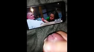 Jerking Off To A Young Sexy Slut Sucking Off An Old Man Part 1