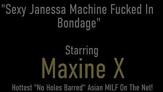 Oriental Cougar Maxine X Makes Janessa Jordan Cum With Some Hot BDSM!