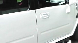 REAL AMATEUR CAR ANAL CREAMPIE SEX WITH GERMAN MILF