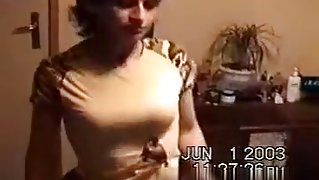 Foreign girl feeling horny teases her bf to get ready for sex