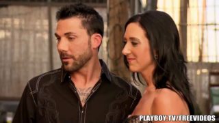 Sex couple making a tape with playboy tv