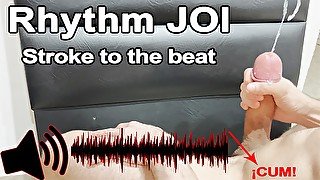 Rhythm JOI: ASMR Stroke to the beat - Jerk Off Instructions (4K-60FPS)
