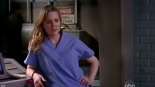 Hot Blonde Melissa George Takes Off Her Nurse Robe