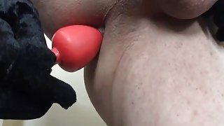 Horny Russian Shemale Masturbates