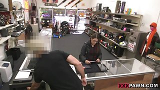 Shoplifter gets caught and fucked hard by the shop owner