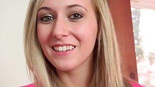 Blondes Love Dick - Young Lilly Banks Gives a Perfect BJ Before Riding Cock