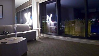 Cheating slut pt2. boyfriend knocks on hotel door