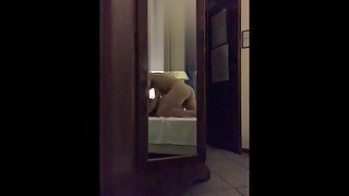 Missionary sex in a hotel room