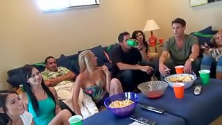 First Game College Party Ends With Cum On The Teens Tits
