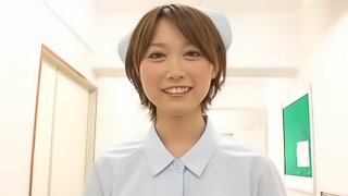 Nasty Japanese Nurse Sucking Three Dicks in the Hospital