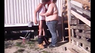 Wife Bout Caught Sucking Stranger Dick Outdoors & Getting Raw Fuck