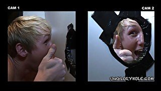 Glory hole blowjob with Zac Blake and Hayden Chandler
