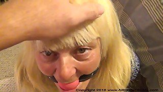 POV blowjob and anal doggy fuck for a granny slut with huge hungers