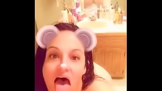 Snapchat dirty milf strip tease horny for daddy