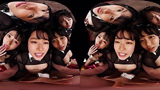 Virtual reality POV fetish with Japanese maid - Asian sex