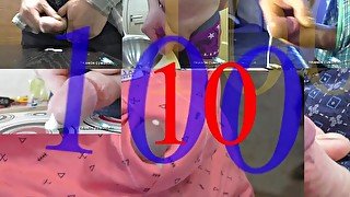 100 Trianon cumshot compilation