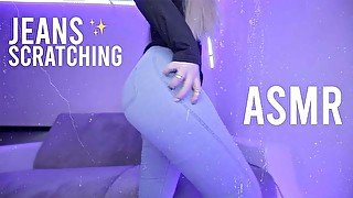 ASMR 👖❤️ JEANS SCRATCHING - new video on my Onlyfans