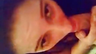 Brunette russian girl pov oral and missionary sex on the bed