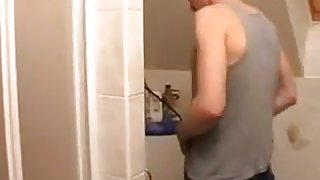 In the shower with a neighbor