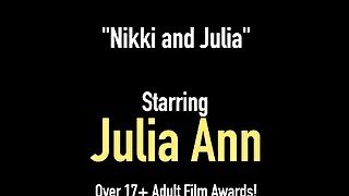 Milf Of The Year Julia Ann Pussy Fucks With Nikki Hunter!