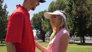 Hot Teen Karla Kush Seduces Golf Course Employee