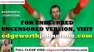 EDGEWORTH JOHNSTONE anal dildo CENSORED compilation - Deep closeup ass fucking with fake big cock