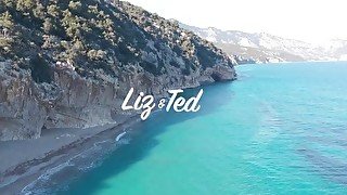 First  anal sex on a beautiful Sardinia`s beach