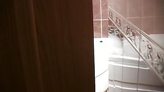 Steamy fuck in the bathroom