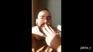 Swallowing daddy's cum