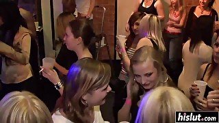 Gorgeous girls like to dance at the party