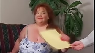 Fat Sindee Williams sucks a dick and gets fucked in an office