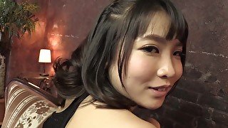 Stocking clad young Japanese nympho gets fucked