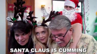 BANGBROS - Blonde And Naughty Santa Christmas Special With Anastasia Knight