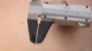 Moka minaduki gets measured with a ruler and toyed with a massager