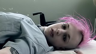 Crazy nurses go down on each other and have a strapon fuck