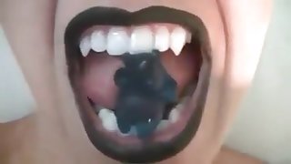 Vampire vore hot mouth